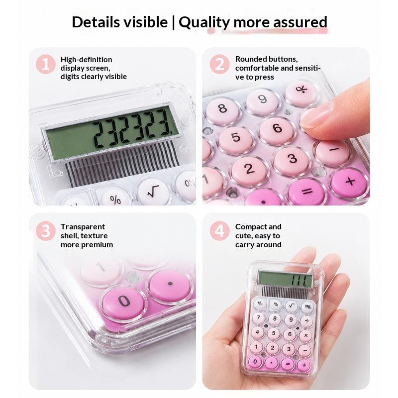 Portable Mini Cute Silent Calc - Scientific Calculator For Secondary School recension och pris
