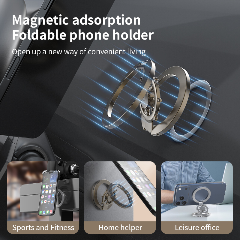 Magnetic Phone Ring Holder Fin - Desk Accessories recension och pris